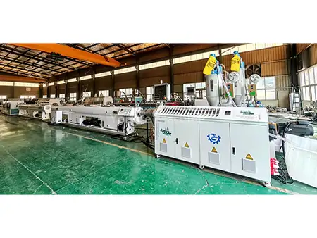 Stroj na výrobu PE rúr 16-63 mm