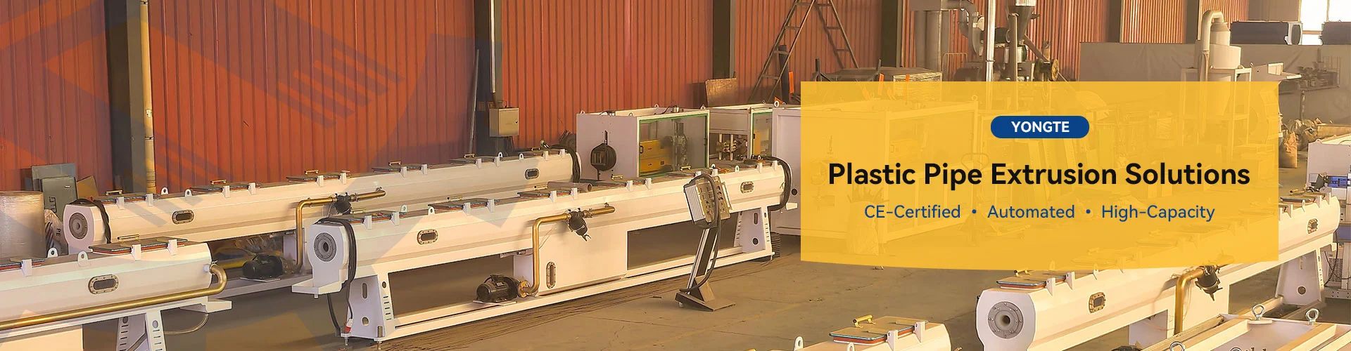 Stroj na výrobu plastových rúr