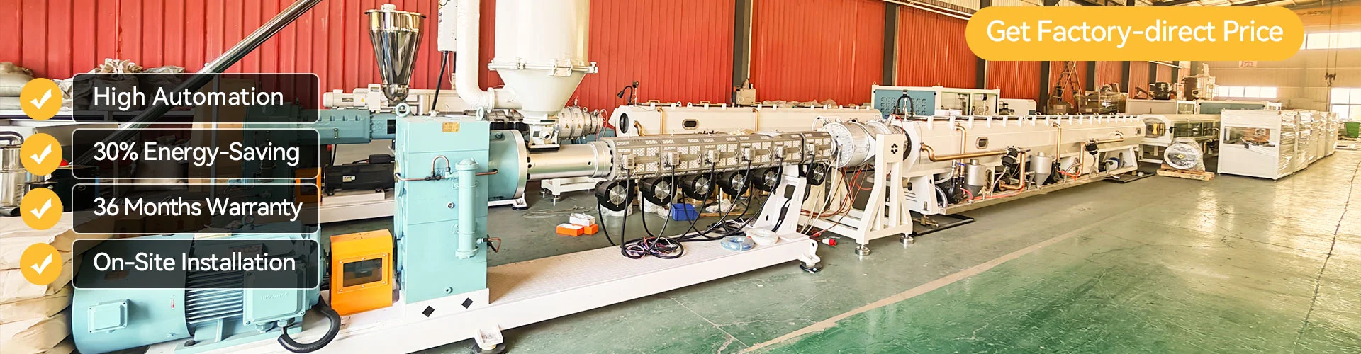 Linka na výrobu PE rúr