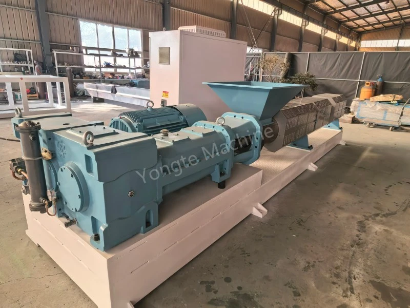 Vytlačovací stroj na recykláciu plastov